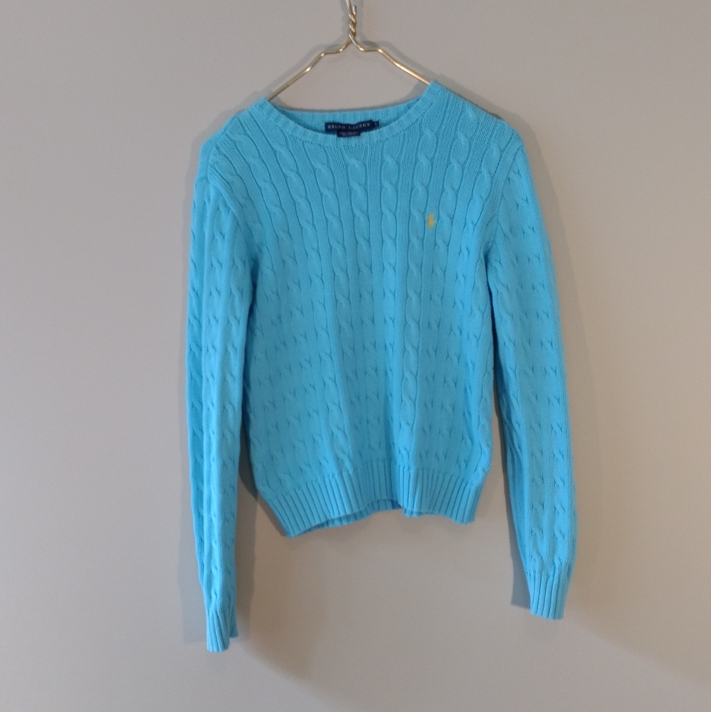 Ralph Lauren Cotton Cable Knit Sweater